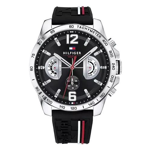 Tommy Hilfiger Orologio da Uomo al Quarzo Multifunzionale Resistente 5ATM