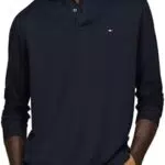 Tommy Hilfiger Maglietta Polo Uomo Maniche Lunghe Regular Fit Liquid Cotton
