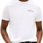 Tommy Hilfiger T-Shirt Uomo a Maniche Corte Stack Tee Regular Fit