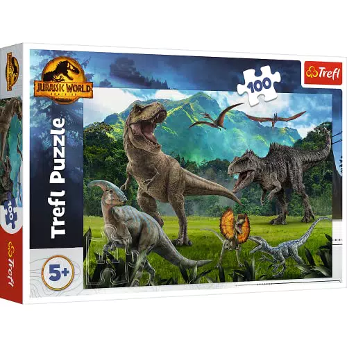 Trefl Jurassic World Dominion Puzzle con Dinosauri per Bambini dai 5 Anni