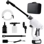 Trisruvian Idropulitrice Portatile a Batteria 21V Alta Pressione Senza Fili