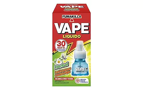 Vape Ricarica Liquida Herbal per Diffusore Elettrico Antizanzare