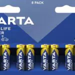 VARTA Longlife Power Batterie AA alcaline per giocattoli, torce e controller