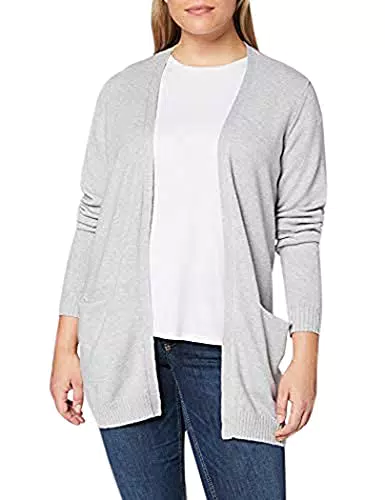 Vila Clothes Viril L/S Open Knit Cardigan da Donna Modello NOOS