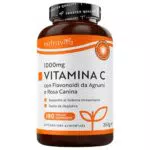 Nutravita Vitamina C Pura con Rosa Canina e Flavonoidi Vegan Senza Glutine