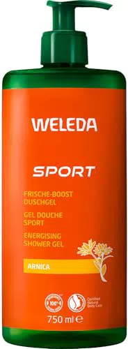 Weleda Gel Doccia Sport all’Arnica con ingredienti bio e formula biodegradabile