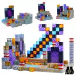 Welmay Blocchi Magnetici Costruzioni STEM Giocattolo Educativo Montessori