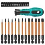 Set Cacciaviti Torx Magnetici con Impugnatura Antiscivolo in Acciaio S2