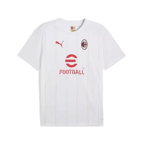 A.C. Milan T-Shirt Prematch Unisex - Maglia da Calcio Ufficiale Puma