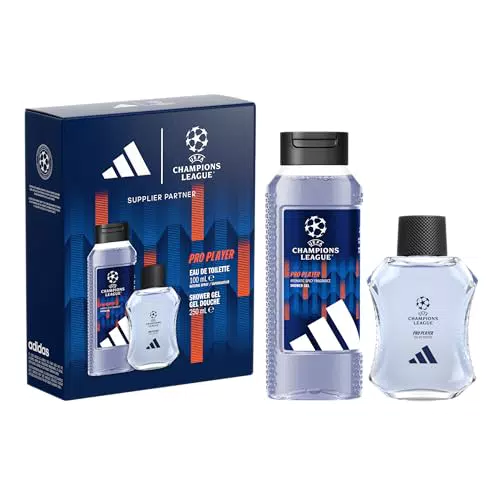adidas UEFA Champions League Pro Player Cofanetto Regalo Eau de Toilette e Docciaschiuma