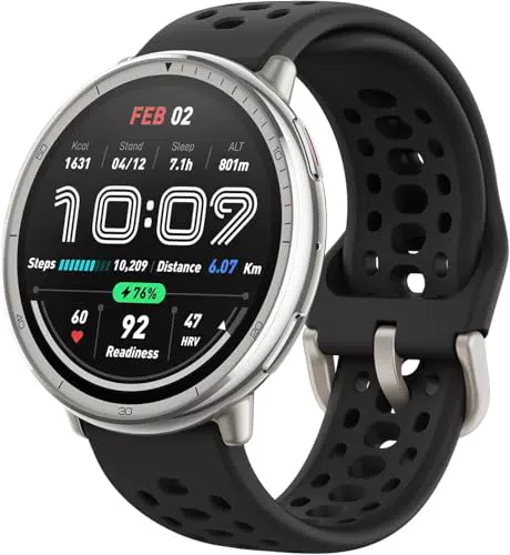 Amazfit Active 2 Smartwatch con AI, GPS, Mappe, Batteria 10 Giorni, 160 Sport