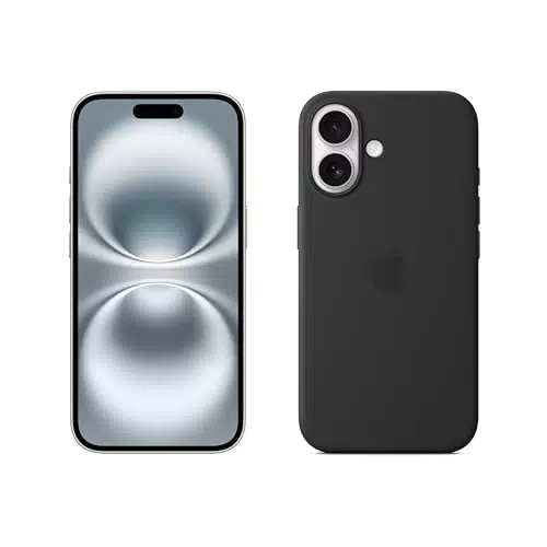 Apple iPhone 16 con custodia MagSafe in silicone