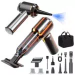 Aomestici Aspirabriciole Senza Fili, Aspirapolvere Portatile Auto e Casa Potente