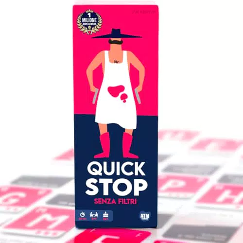 ATM Gaming QUICKSTOP – Gioco di Carte per Adulti Divertente e Irriverente