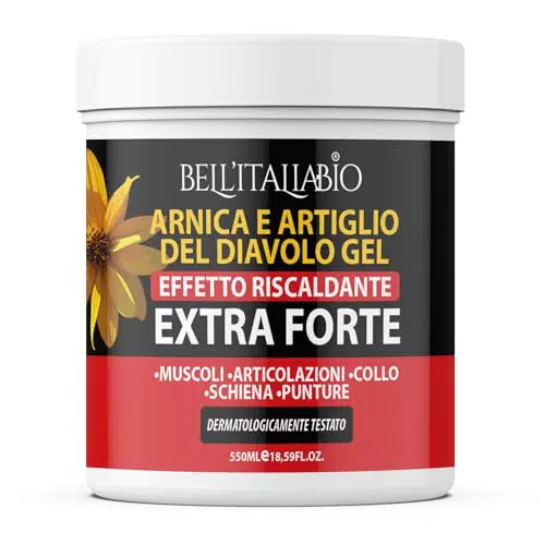 Bell’Italia Arnica e Artiglio del Diavolo Gel Extra Forte per Dolori Muscolari