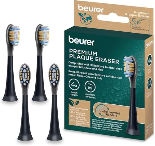 Beurer SC Plaque Eraser testine compatibili Sonicare, rimozione placca efficace