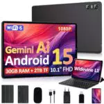 Biegedy 2026 Tablet 10 Pollici Android 15, Octa-Core, 5G WiFi, Offerta con Tastiera