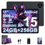 Biegedy Tablet 11 Pollici Android 15, 24GB RAM, 256GB ROM, Octa-Core, WiFi 6
