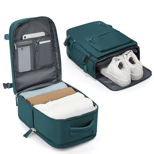 BJLFS Borsa da cabina compatibile Ryanair e Easyjet, zaino viaggio laptop