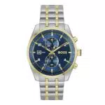 BOSS Orologio Cronografo Uomo SKYTRAVELLER Quarzo con Cinturino Acciaio