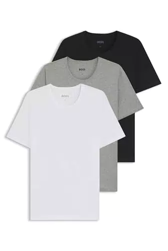 BOSS T-Shirt RN Classic uomo in cotone modello casual