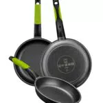 BRA Prior set padelle antiaderenti in alluminio pressofuso