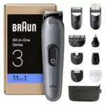 Braun Series 3 AIO3565 Rifinitore All-In-One Barba e Capelli, Rasoio Elettrico