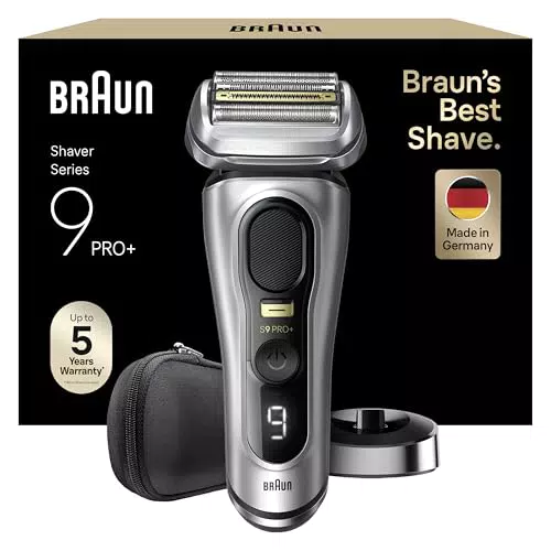 Braun Series 9 PRO Rasoio Elettrico Uomo con Regolabarba e Rifinitore di Precisione