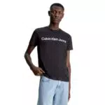 Calvin Klein T-Shirt Uomo Core Institutional Logo Slim Fit Scollo Rotondo
