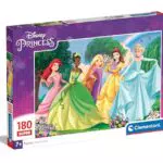 Clementoni Supercolor Puzzle Disney Princess per Bambini, Cartoni Animati