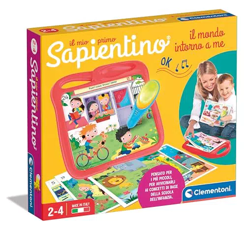 Clementoni Il Mio Primo Sapientino Banchetto Educativo con Penna Interattiva