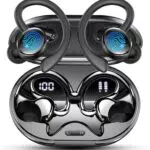 Auricolari Bluetooth 5.4 Sport con Cancellazione Rumore, HiFi Bass e LED Display