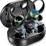 Cuffie Bluetooth Sport in Ear con Bass Stereo, Cancellazione Rumore e Display LED