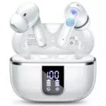 Auricolari Bluetooth 5.4 con Cancellazione Rumore ENC, Stereo Wireless HiFi, IP7