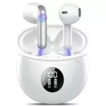 Auricolari Bluetooth 5.4 Wireless con ENC, HiFi Stereo, Display LED, IP7 Impermeabili