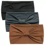 Culinavog Fascia Capelli Donna, 3 Pezzi Fasce Elastiche per Capelli Larga