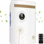 Deumidificatore Portatile Silenzioso con Spegnimento Automatico e Purificazione UV