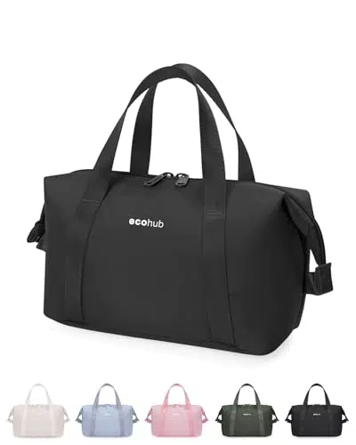ECOHUB Beauty Case da Viaggio Donna Grande, Trousse Resistente per Cosmetici