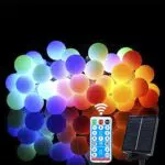 ELINKUME Catena Luminosa Solare per Esterni Impermeabile con Telecomando
