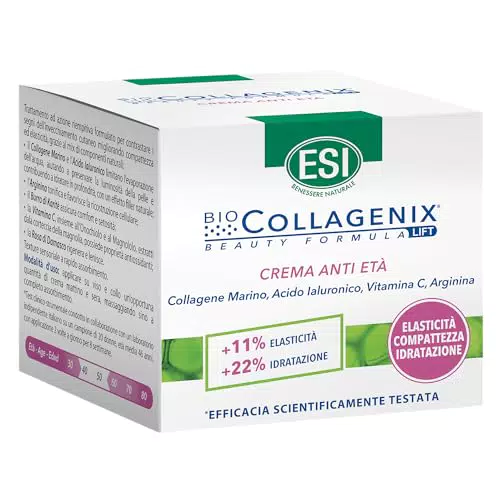 ESI Biocollagenix Crema Antietà con Collagene Marino e Acido Ialuronico