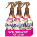 Fabuloso Spray Profumatore Tessuti Cocco e Fiori Bianchi per Tessuti Freschi