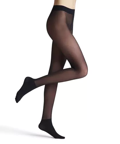 FALKE Pure Matt 20 DEN W Ti trasparenti velati tinta unita 1 pezzo