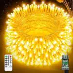 fullarrive Luci di Natale LED Esterno IP44 con 8 Modalità per Albero e Giardino