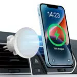 Supporto auto magnetico Generico con ricarica rapida 30W per iPhone e ventilazione