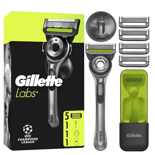 Gillette Labs Rasoio con Barra Esfoliante e Lamette di Ricambio