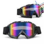 Gotyou Occhiali da Motocross e Sci UV400 con Cinghia Regolabile e Schiuma Morbida