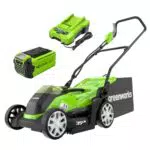Greenworks G40LM35K2 Tagliaerba a Batteria 40V con Batteria e Caricabatterie