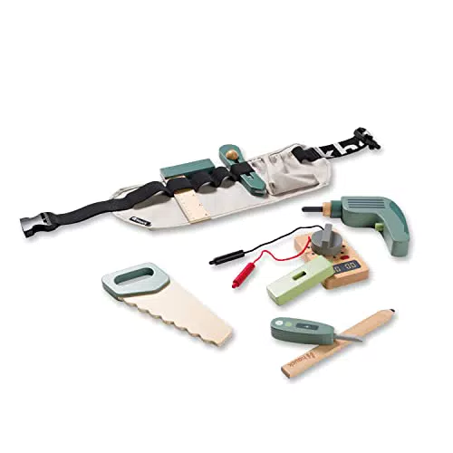 Hauck Learn to Work cintura porta attrezzi in legno per bambini certificato FSC