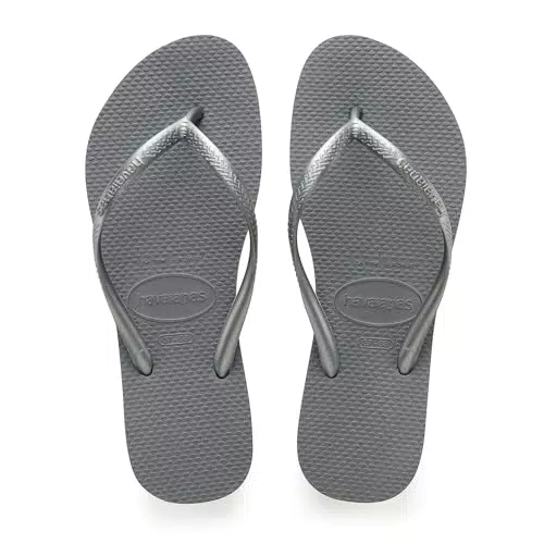Havaianas - Slim, Infradito da Donna Eleganti, Resistenti e Versatili con Suole Strutturate per una Maggiore Aderenza e Sostegno