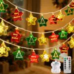 HERMORRYSS Luci Natalizie LED per Interni, Illuminazione Decorativa Natale
